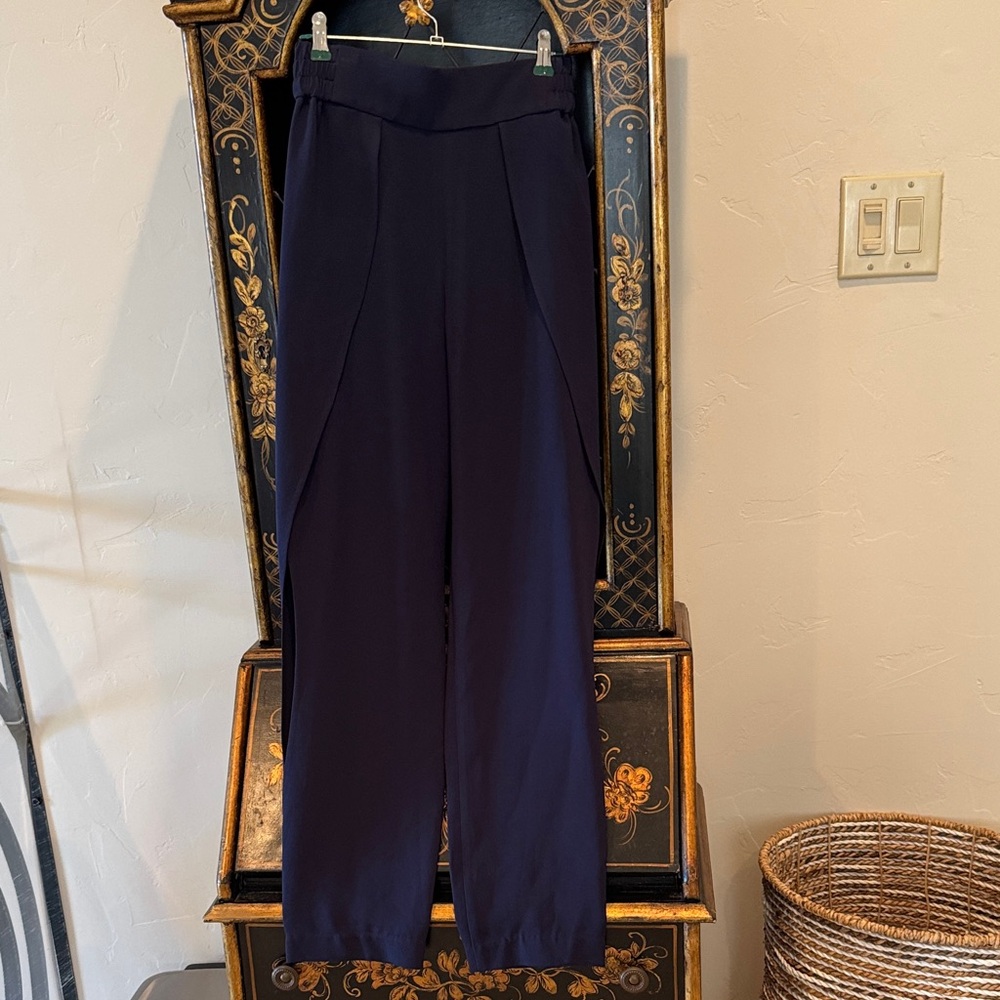 Jonathan Simkhai Elegant Navy Trousers
